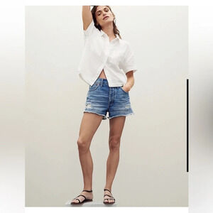 Madewell Relaxed cutoff  Denim Shorts in Homecrest Wash: size 30 coastal Cowgirl